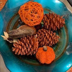 Fall glitter accents